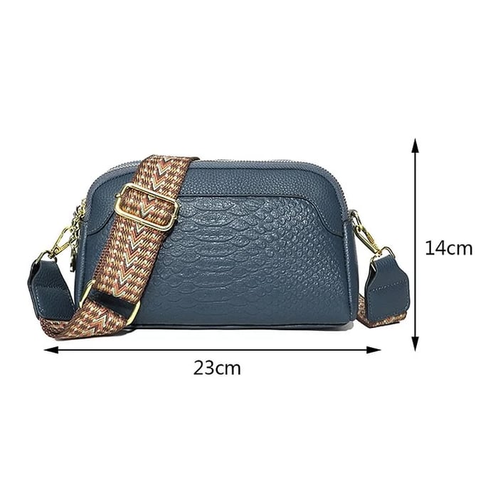 Ilaria® | Mini sac à bandoulière élégant en cuir croco