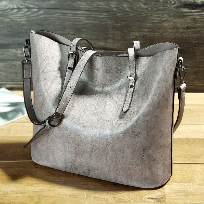 Sac à épaule en cuir vintage Nicole®