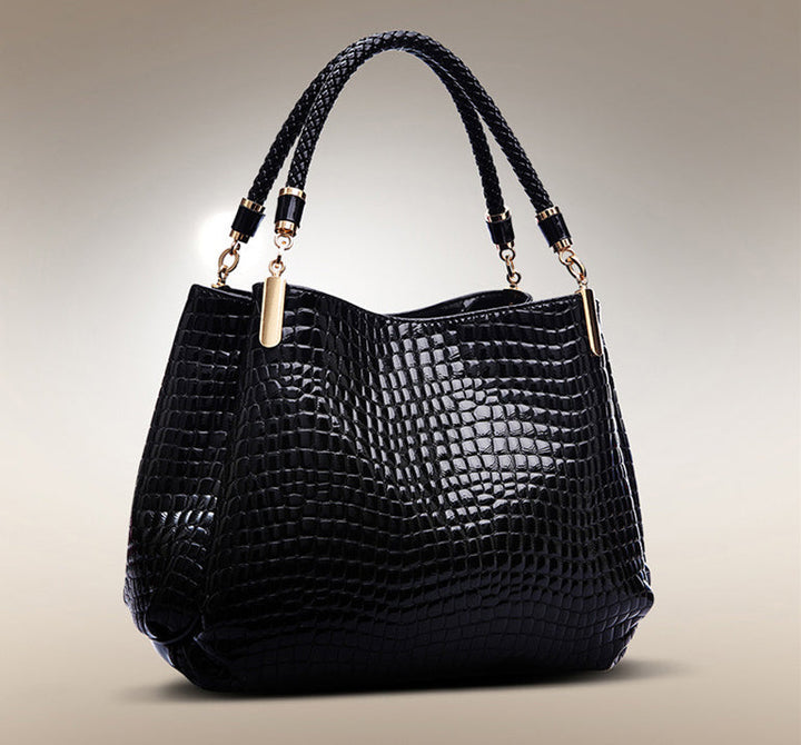 Bellina® | Sac à main élégant et durable avec motif crocodile