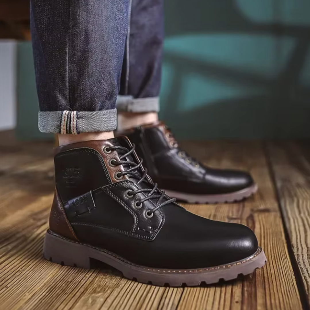 Aaron™ | Bottes en cuir vintage