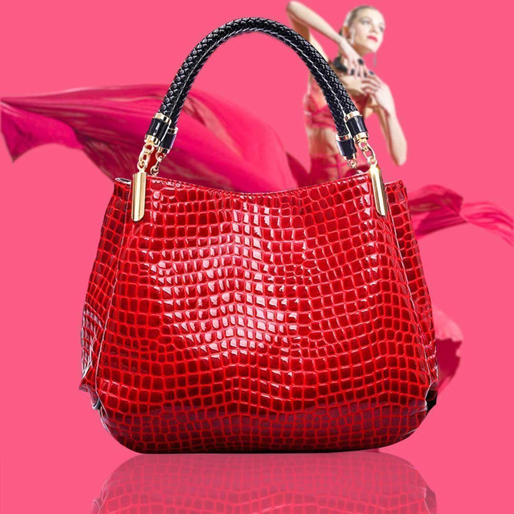 Bellina® | Sac à main élégant et durable avec motif crocodile