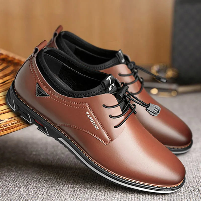 Antoine - Chaussures en cuir élégantes pour hommes avec lacets