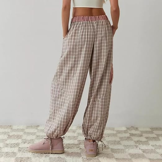 Ava Ensemble Loungewear 2 Pièces Femme – Pyjama à Carreaux