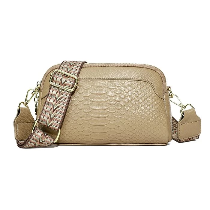 Ilaria® | Mini sac à bandoulière élégant en cuir croco