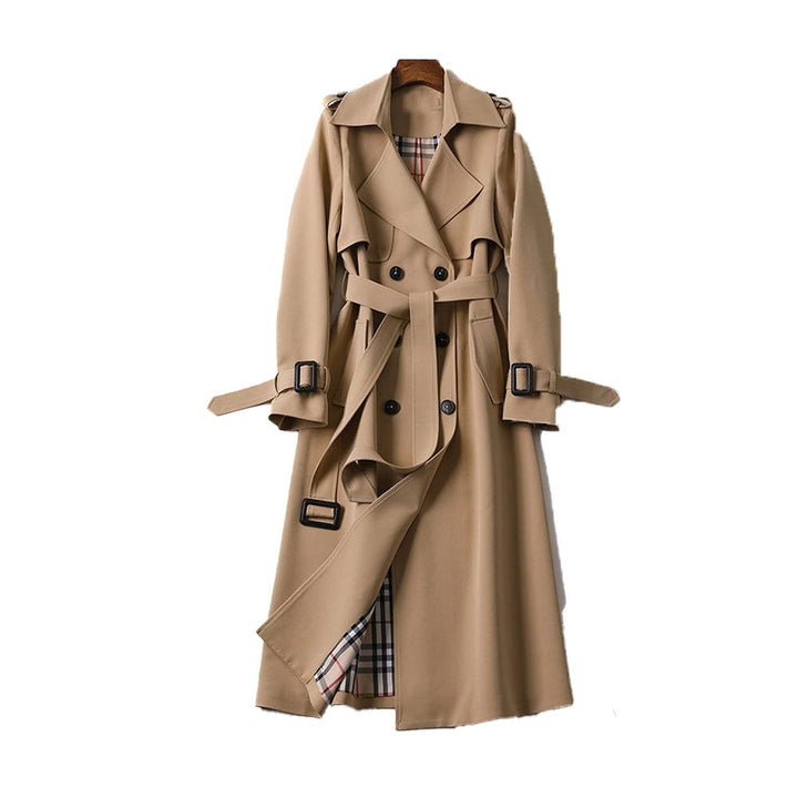 Avery Manteau long croisé avec ceinture