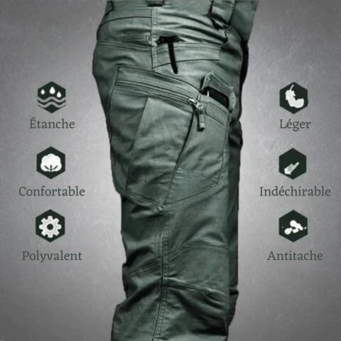 Ethan™ - Pantalon Ultra Résistant 7 Poches + Ceinture Offerte