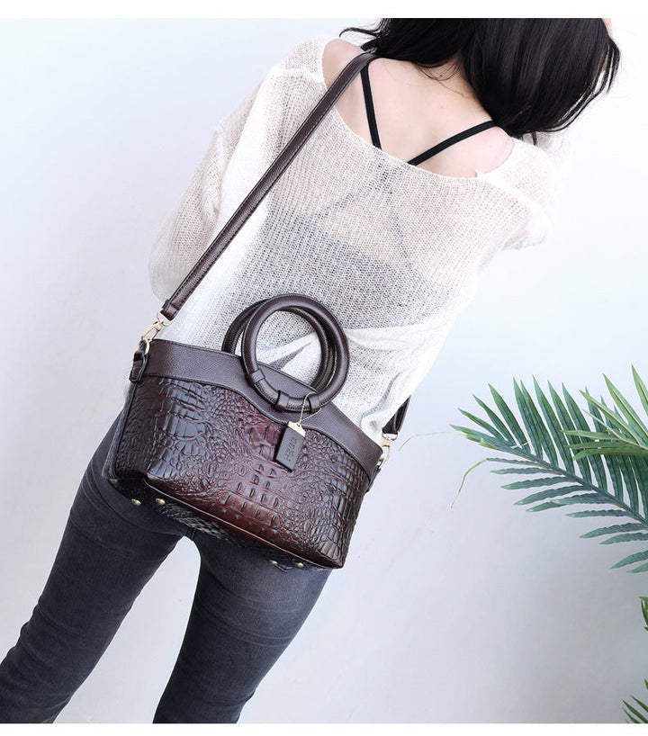 Valentina® | Sac polyvalent vintage classique en croco