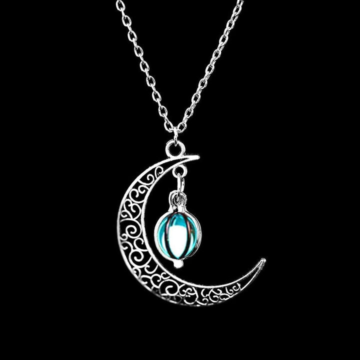 Pendentif Lune Lumineuse