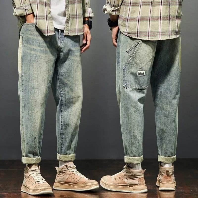 Tom Harding Jeans rétro en fort Clay