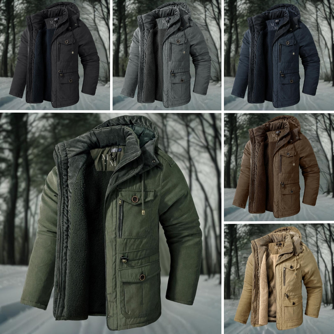 Max - Parka chaude pour hommes avec capuche