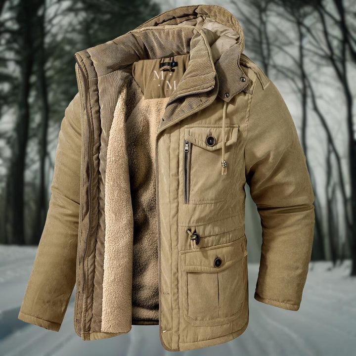 Max - Parka chaude pour hommes avec capuche