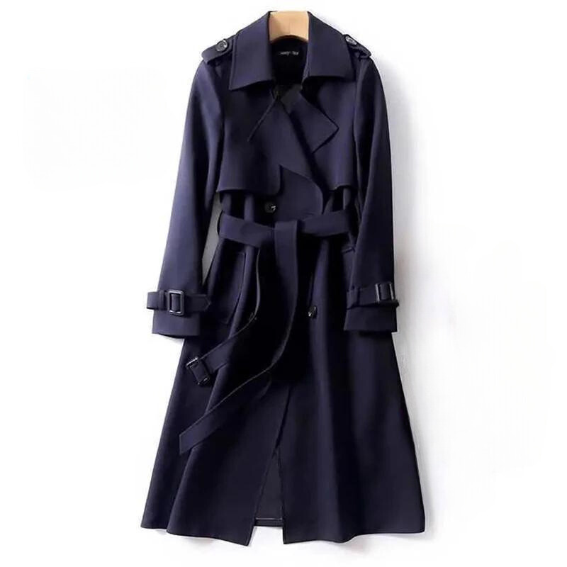 Avery Manteau long croisé avec ceinture