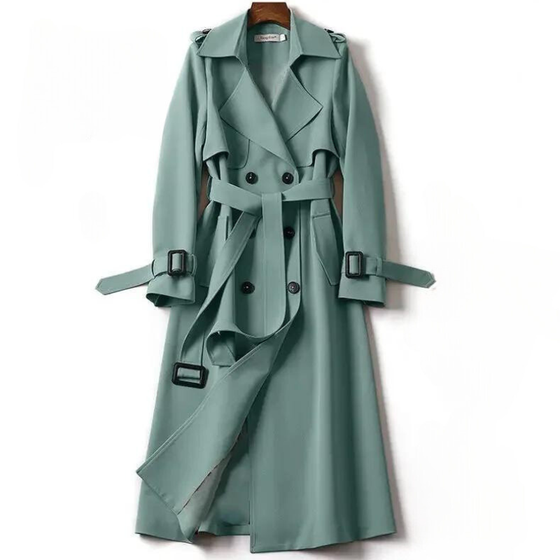 Avery Manteau long croisé avec ceinture