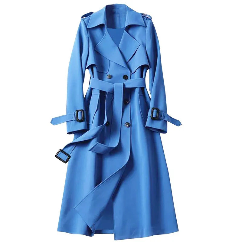 Avery Manteau long croisé avec ceinture