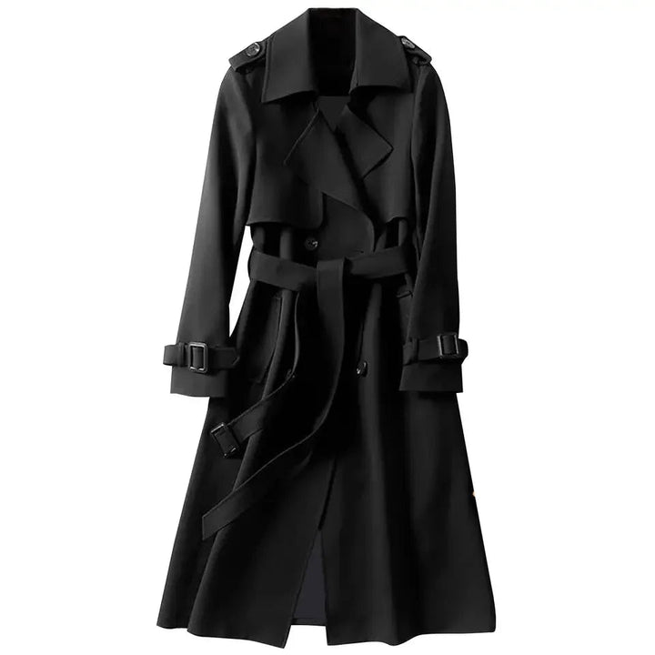Avery Manteau long croisé avec ceinture