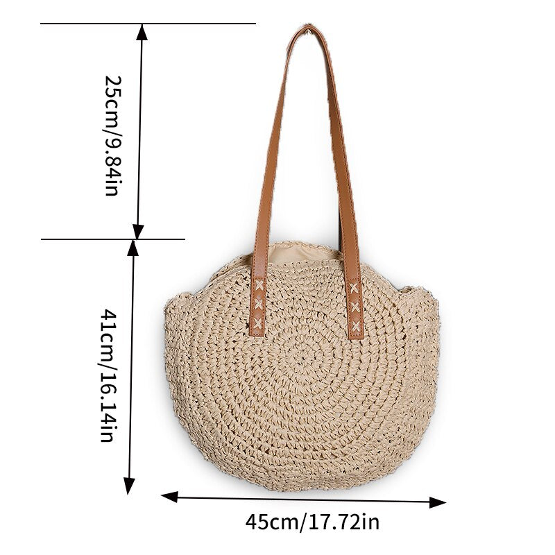 Sac bandoulière en paille multifonctionnel Natalia®