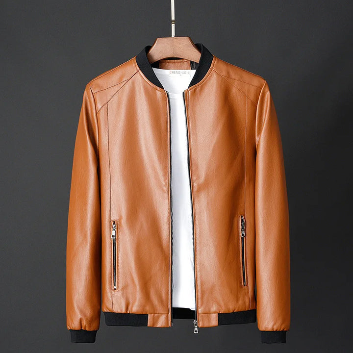 Jackson - Veste bomber en cuir urbain