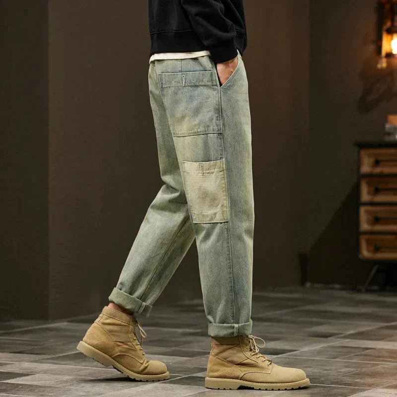 Tom Harding Jeans rétro en fort Clay