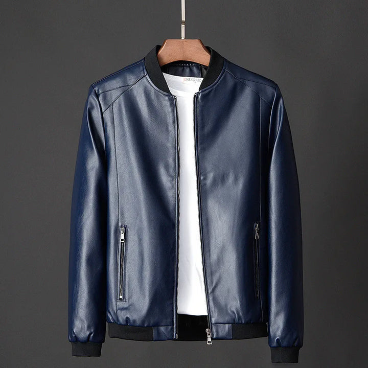 Jackson - Veste bomber en cuir urbain