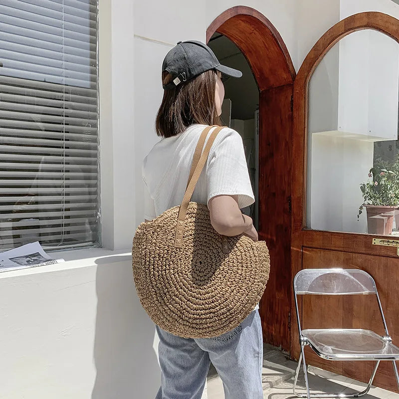 Sac bandoulière en paille multifonctionnel Natalia®