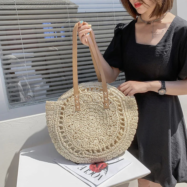 Sac bandoulière en paille multifonctionnel Natalia®