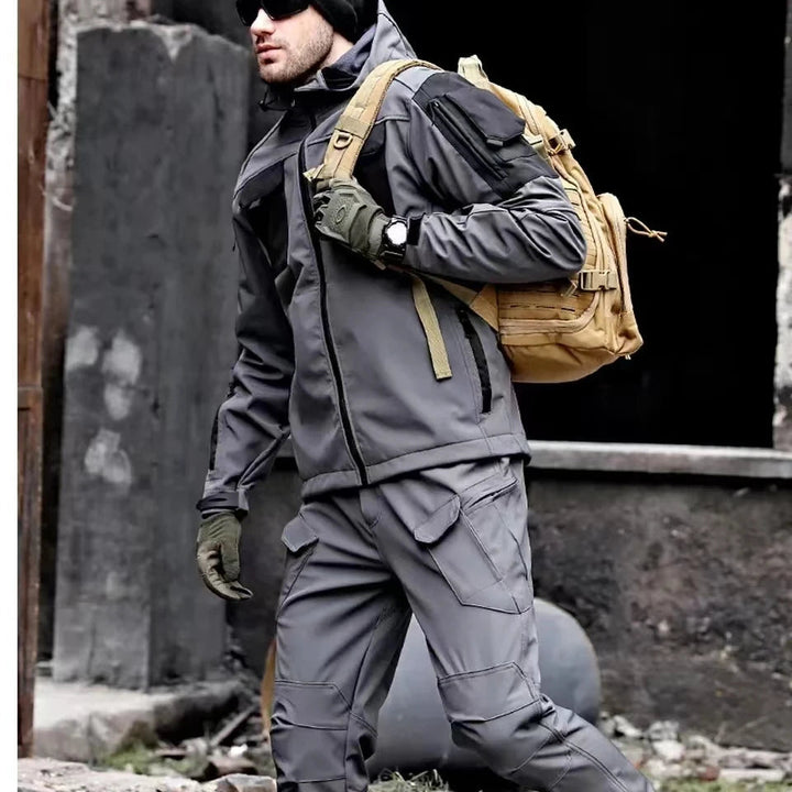 Nordfall - Ensemble cargo extérieur imperméable et coupe-vent