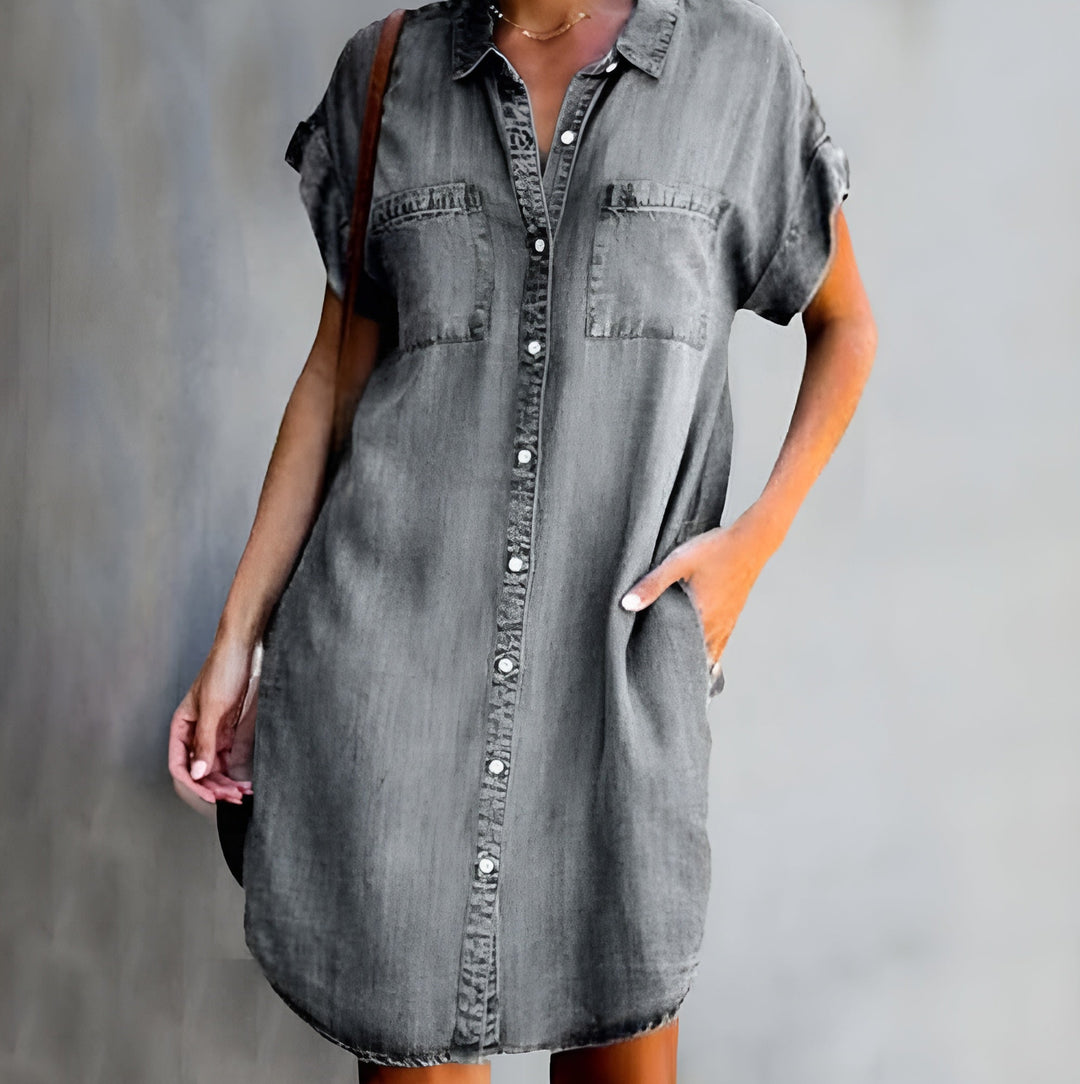 Robe en Jean Qaia