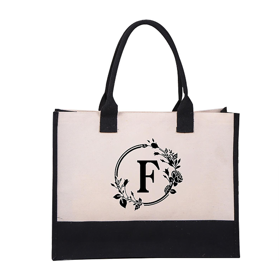 Sac fourre-tout personnalisé avec lettre Mariangela®