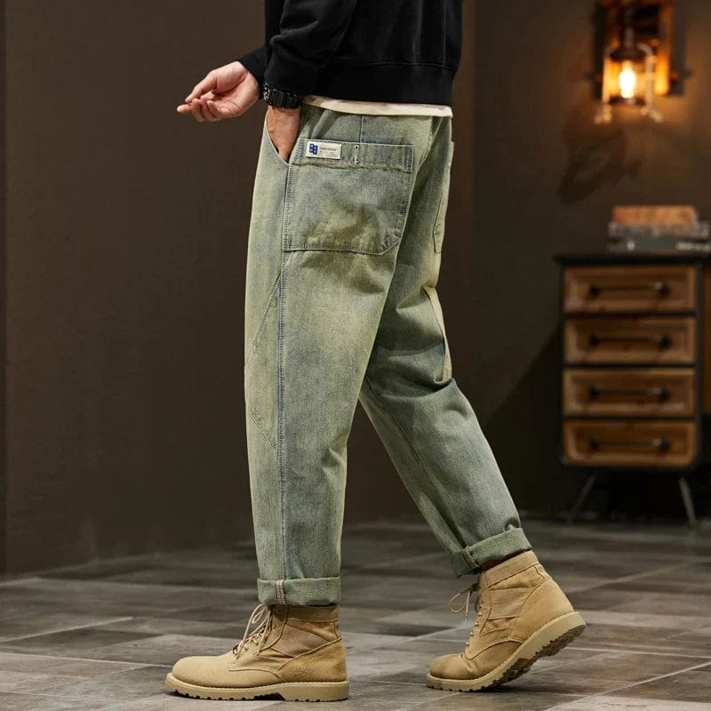 Tom Harding Jeans rétro en fort Clay