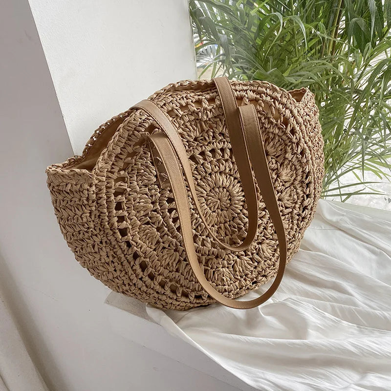 Sac bandoulière en paille multifonctionnel Natalia®