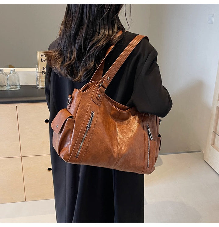 Novira™ – Sac fourre-tout en cuir intemporel