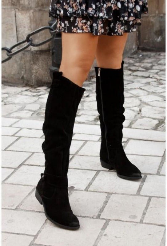 Bottes en cuir Allison (Nouvelle collection)