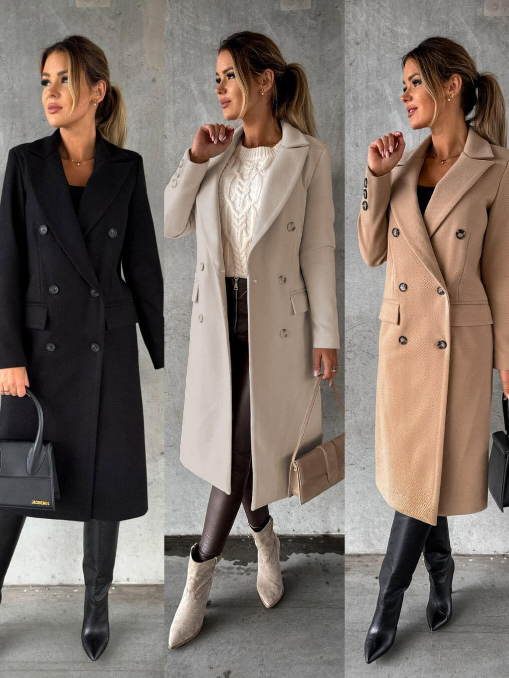 Manteau d'hiver réversible pour femmes - Chaleur avec une touche de style