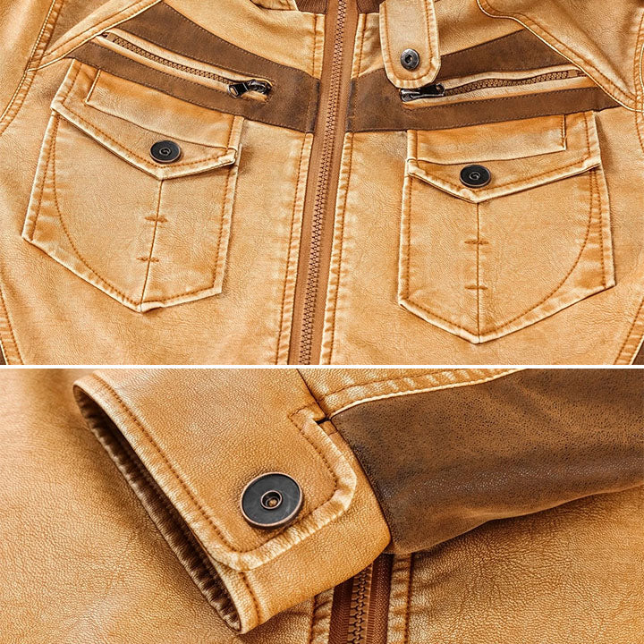 Veste en cuir Titan