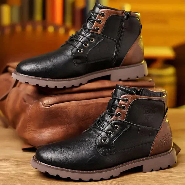 Jethro™ | Bottes en Cuir Rugueux