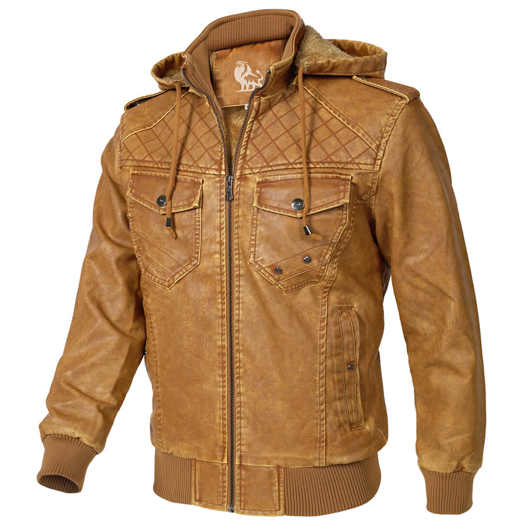 Veste en cuir de luxe