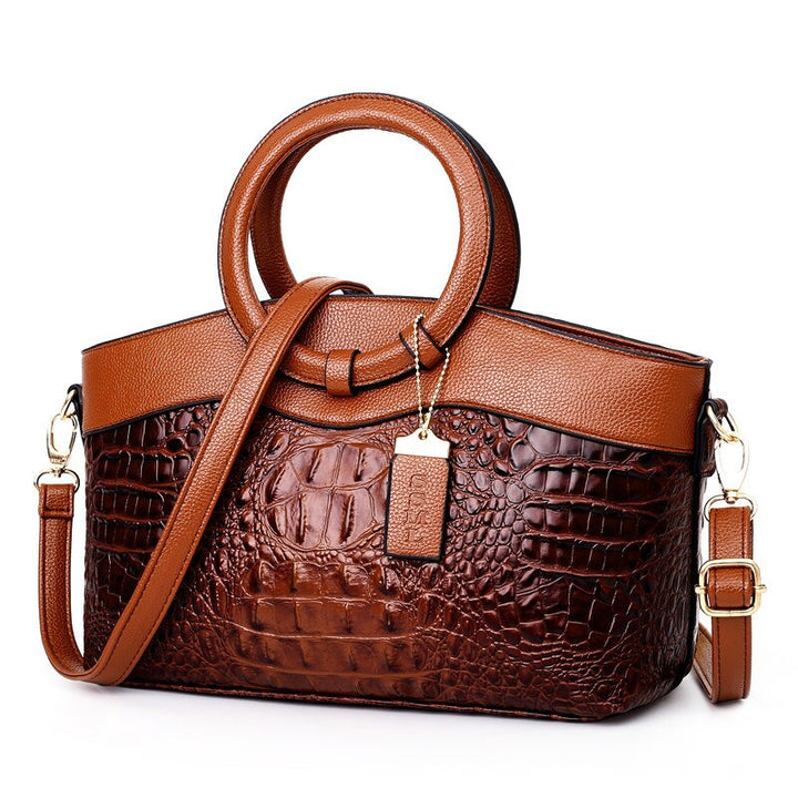 Valentina® | Sac polyvalent vintage classique en croco