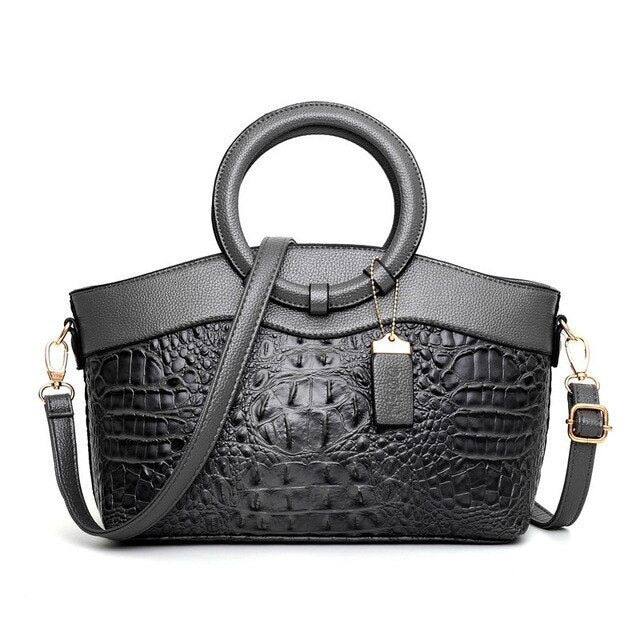 Valentina® | Sac polyvalent vintage classique en croco