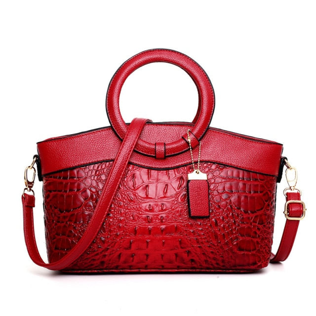 Valentina® | Sac polyvalent vintage classique en croco