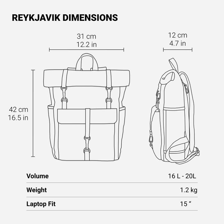 Sac à dos en toile rétro | ZURICH