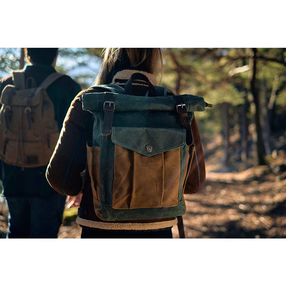 Sac à dos rolltop en toile cirée | MARSEILLE